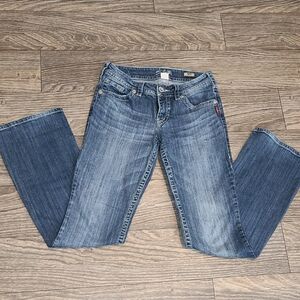 SILVER SUKI Boot Cut Size 26 Classic Blue Denim Jeans